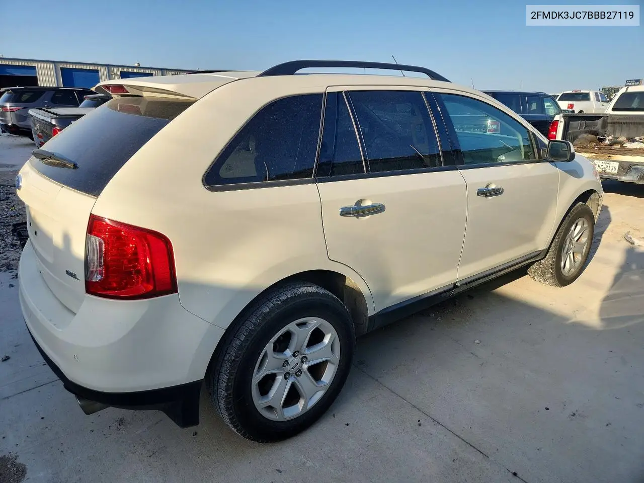 2011 Ford Edge Sel VIN: 2FMDK3JC7BBB27119 Lot: 61434016