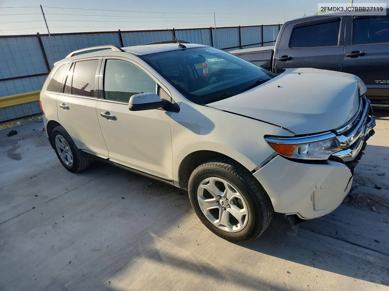 2011 Ford Edge Sel VIN: 2FMDK3JC7BBB27119 Lot: 61434016