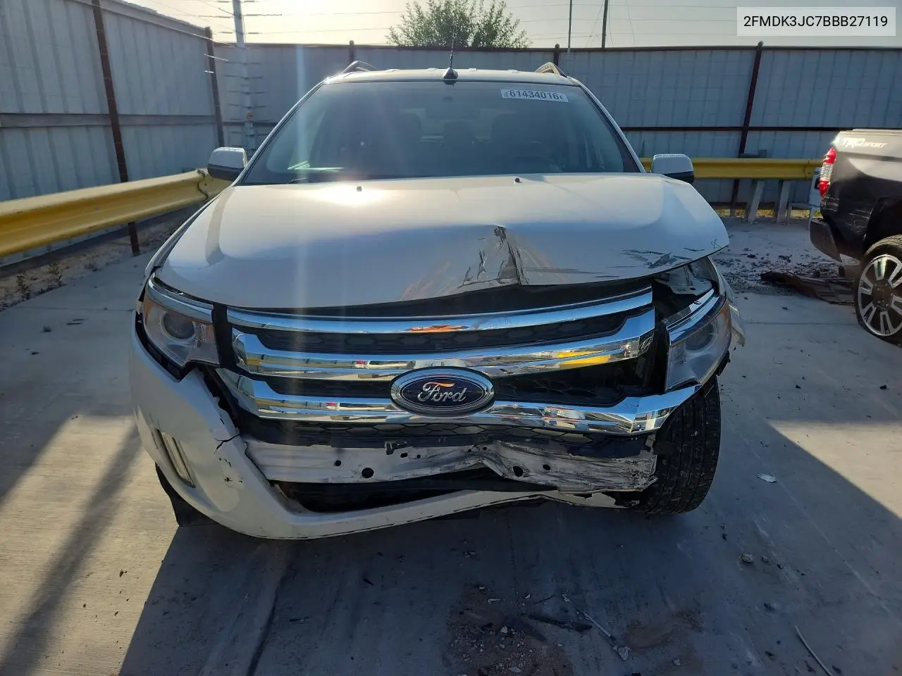 2011 Ford Edge Sel VIN: 2FMDK3JC7BBB27119 Lot: 61434016
