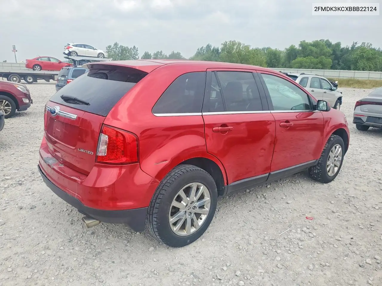2011 Ford Edge Limited VIN: 2FMDK3KCXBBB22124 Lot: 61476336