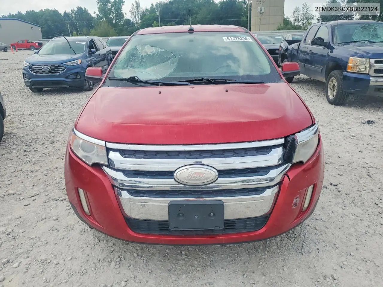 2011 Ford Edge Limited VIN: 2FMDK3KCXBBB22124 Lot: 61476336