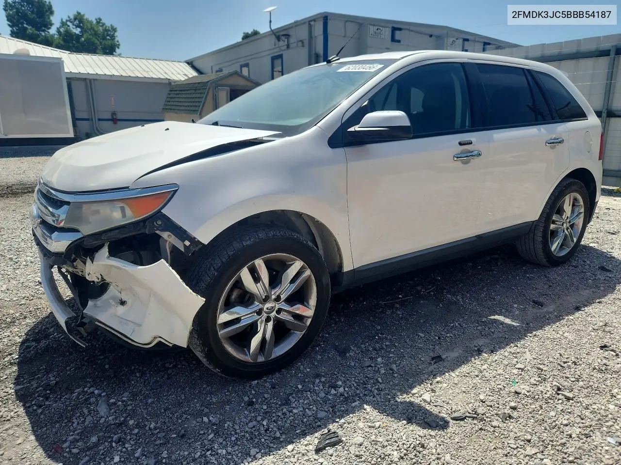 2011 Ford Edge Sel VIN: 2FMDK3JC5BBB54187 Lot: 62030466