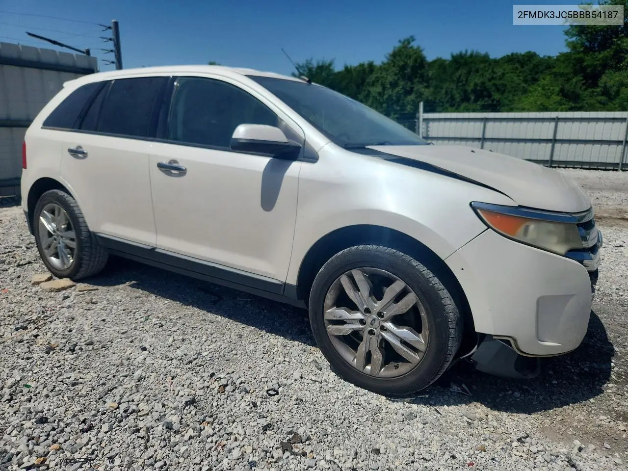 2011 Ford Edge Sel VIN: 2FMDK3JC5BBB54187 Lot: 62030466