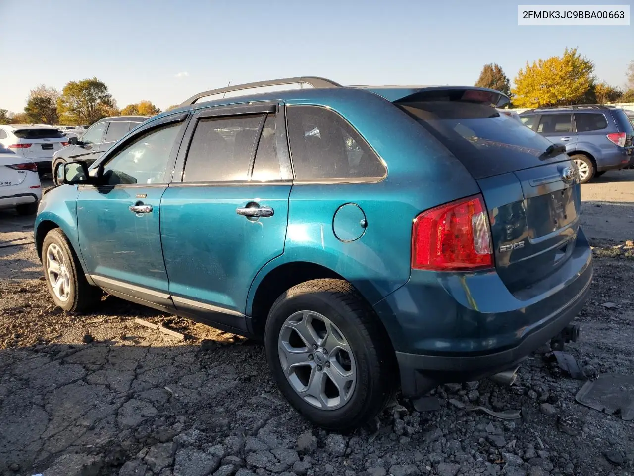 2FMDK3JC9BBA00663 2011 Ford Edge Sel