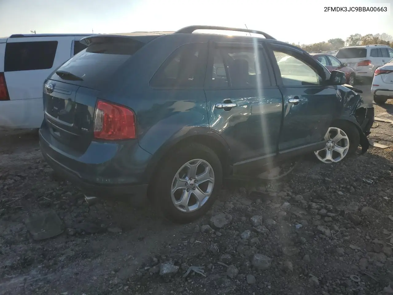 2FMDK3JC9BBA00663 2011 Ford Edge Sel