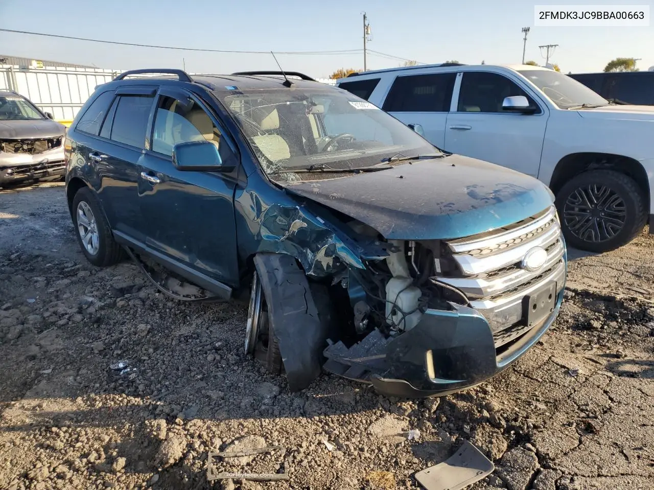 2FMDK3JC9BBA00663 2011 Ford Edge Sel