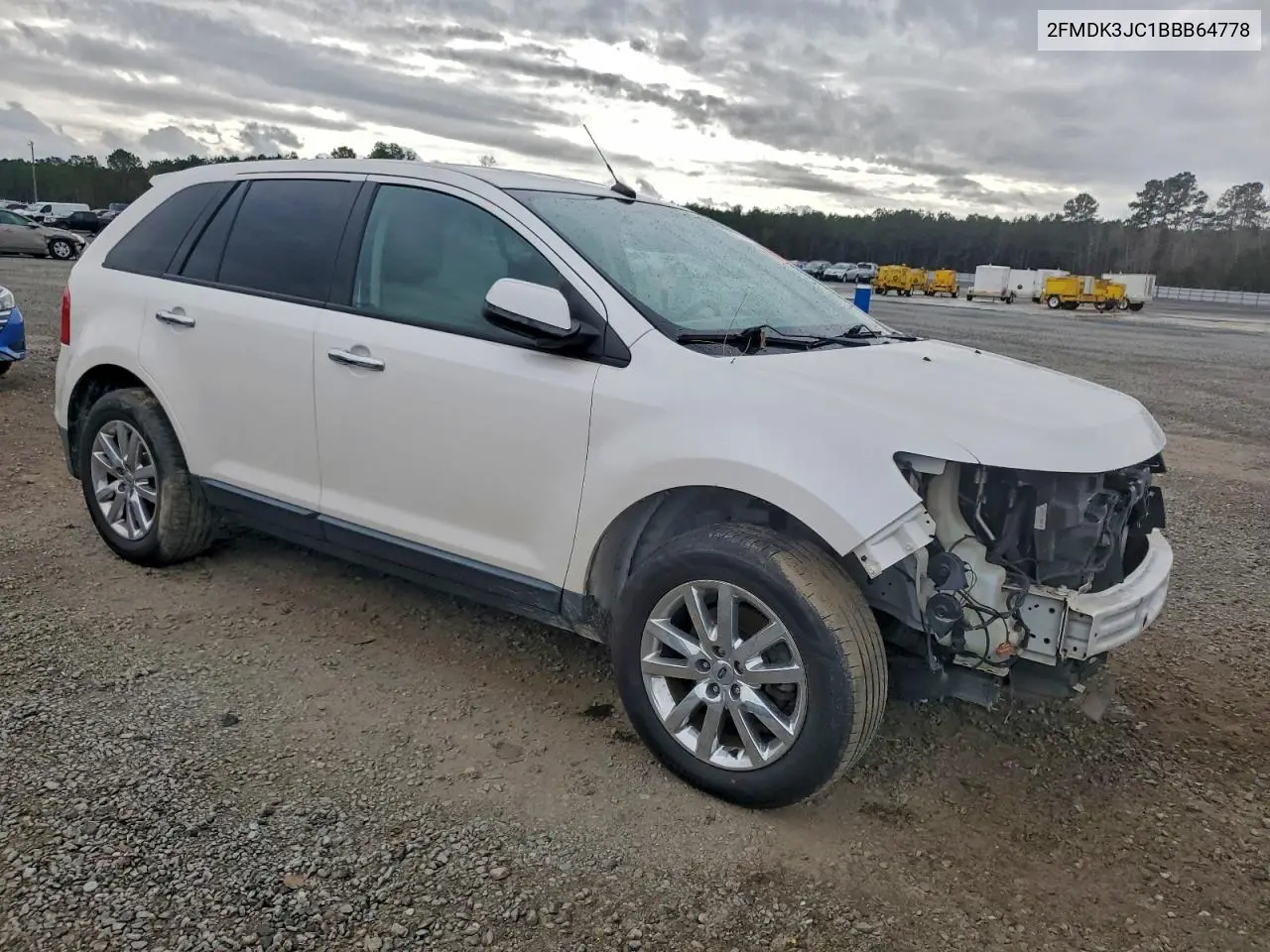 2FMDK3JC1BBB64778 2011 Ford Edge Sel