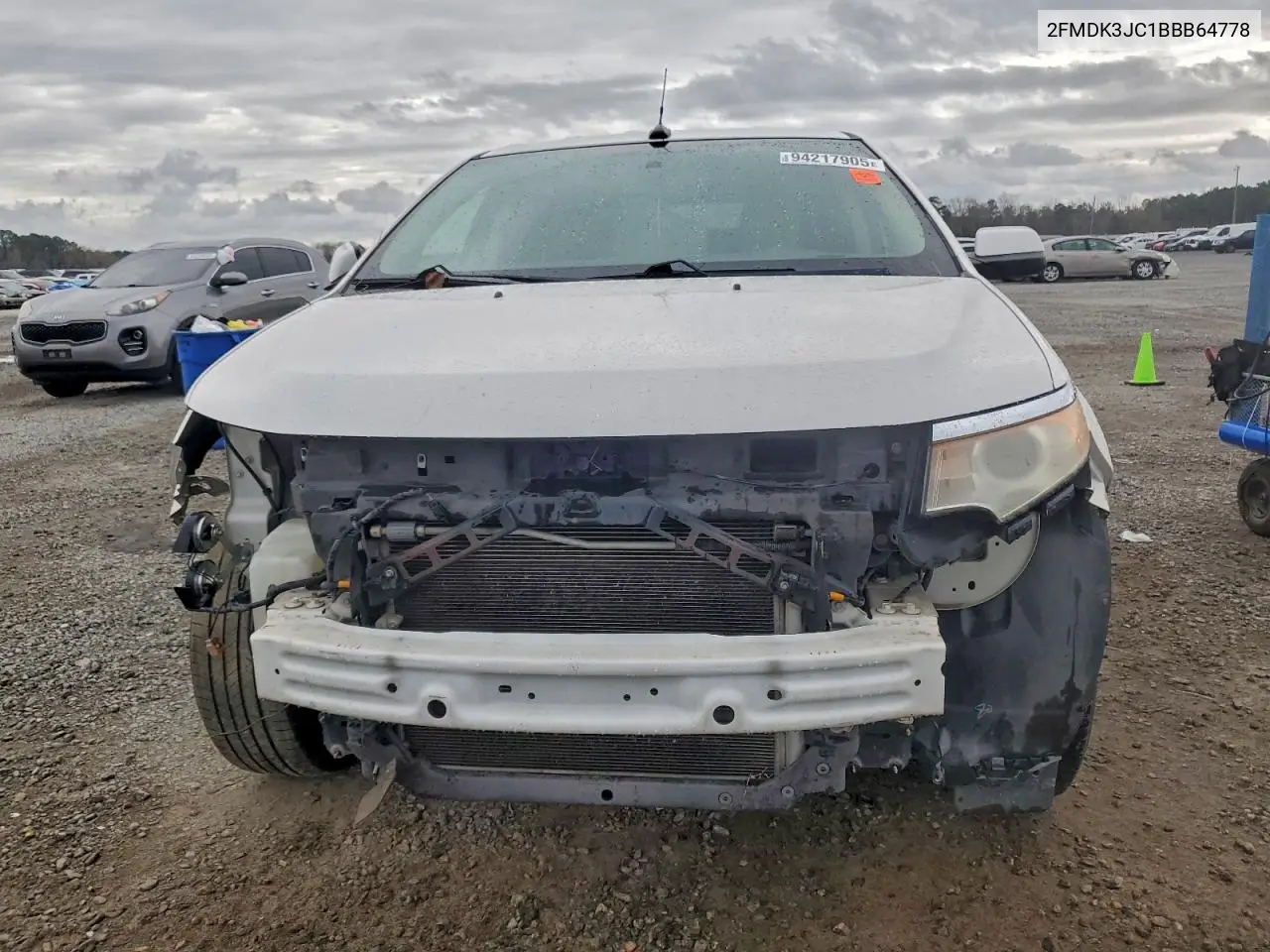 2FMDK3JC1BBB64778 2011 Ford Edge Sel