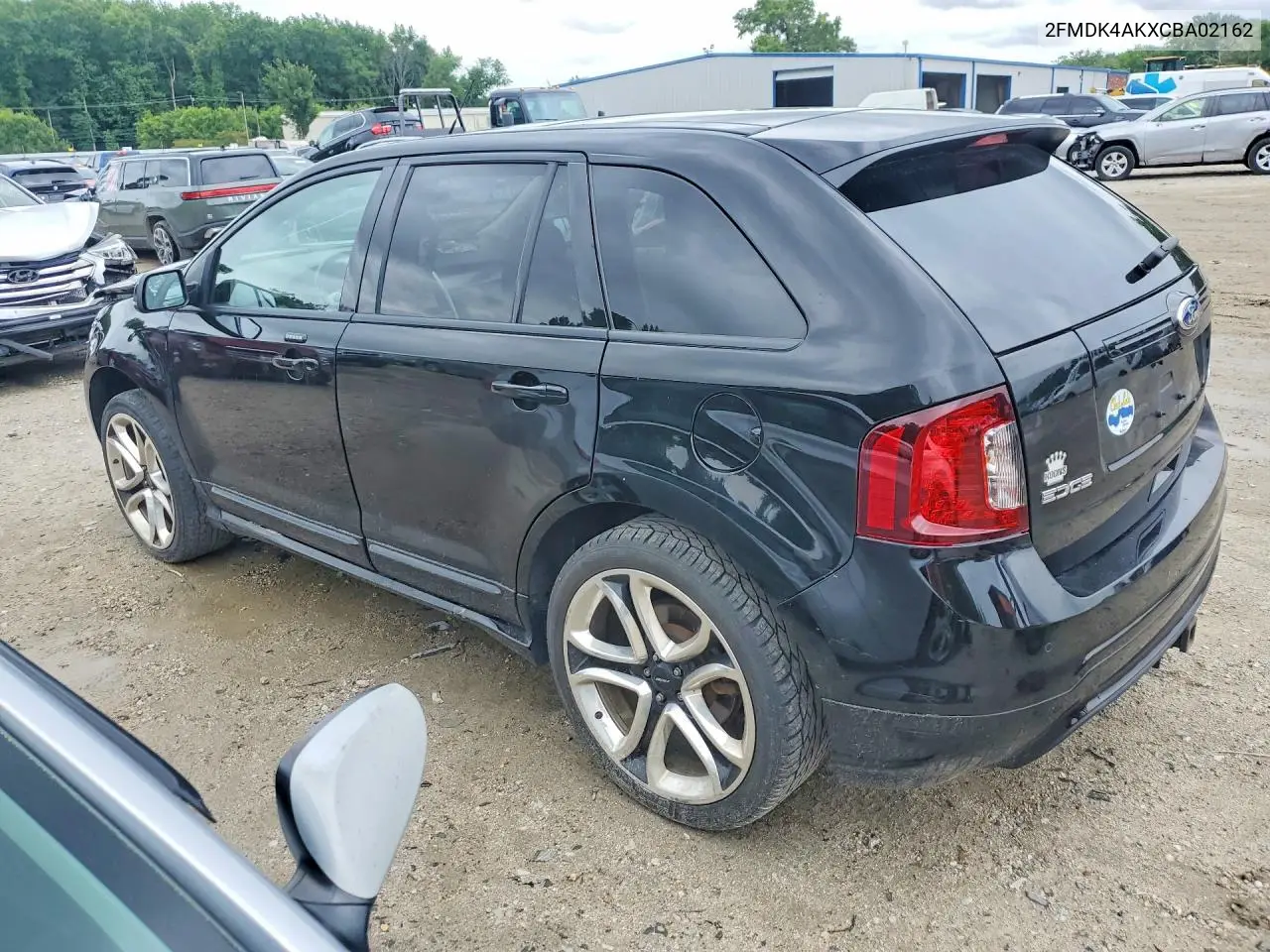 2012 Ford Edge Sport VIN: 2FMDK4AKXCBA02162 Lot: 57264646