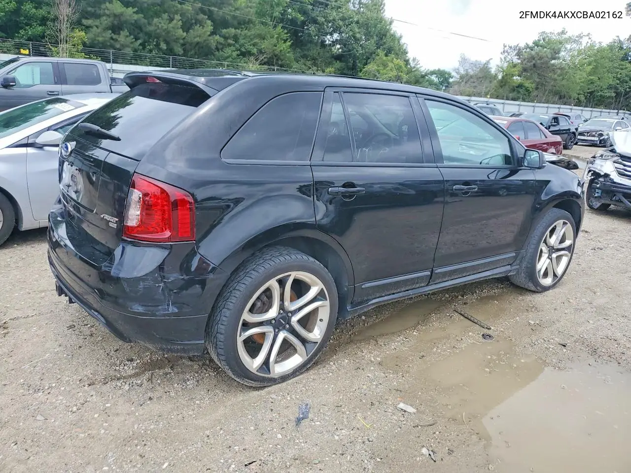 2012 Ford Edge Sport VIN: 2FMDK4AKXCBA02162 Lot: 57264646