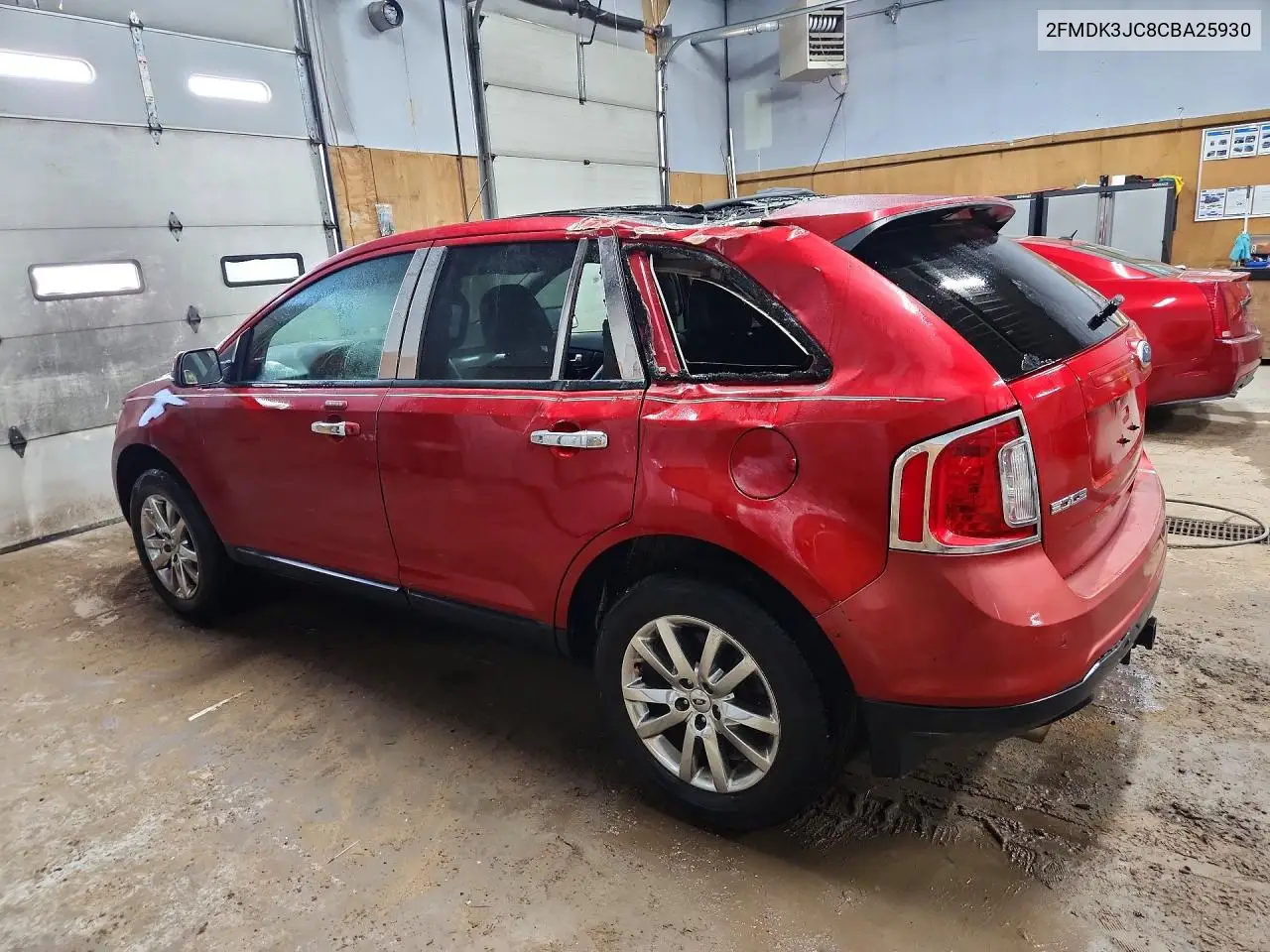2012 Ford Edge Sel VIN: 2FMDK3JC8CBA25930 Lot: 59596636