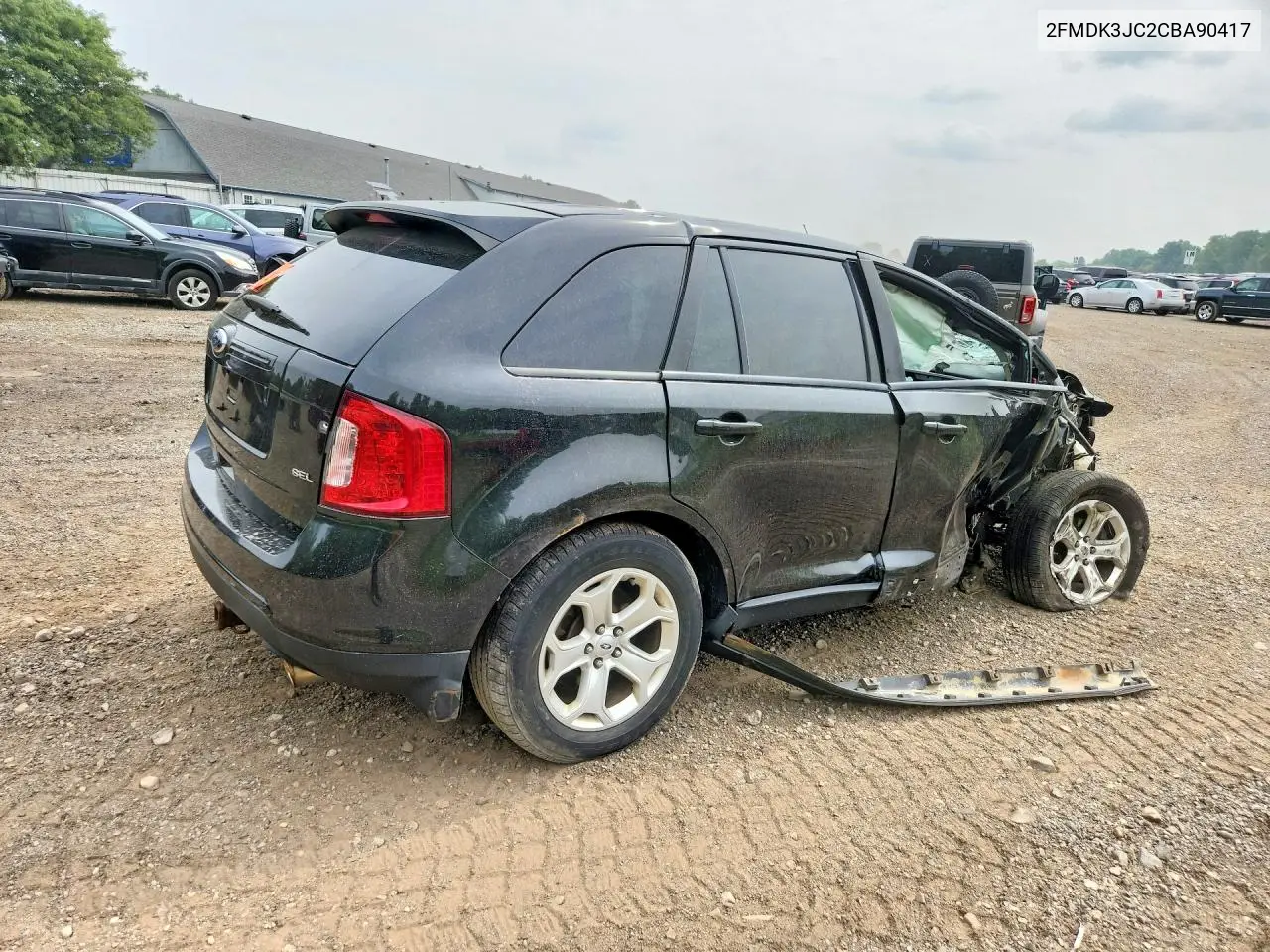 2012 Ford Edge Sel VIN: 2FMDK3JC2CBA90417 Lot: 61293656