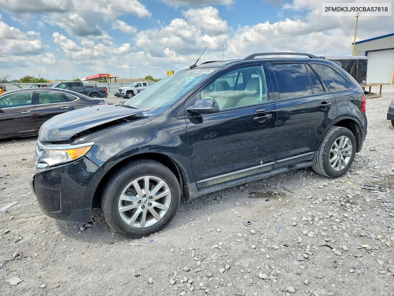 2012 Ford Edge Sel VIN: 2FMDK3J93CBA57818 Lot: 61507576