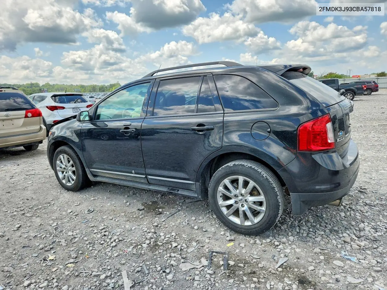 2012 Ford Edge Sel VIN: 2FMDK3J93CBA57818 Lot: 61507576