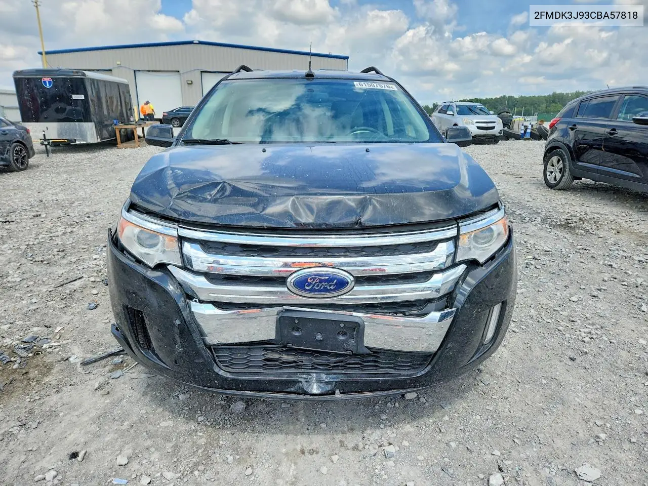 2012 Ford Edge Sel VIN: 2FMDK3J93CBA57818 Lot: 61507576