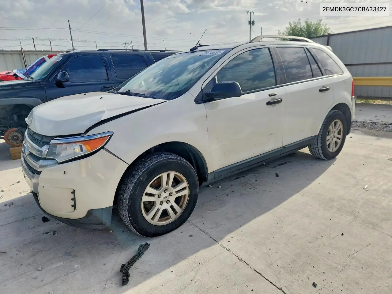 2012 Ford Edge Se VIN: 2FMDK3GC7CBA33427 Lot: 61575996