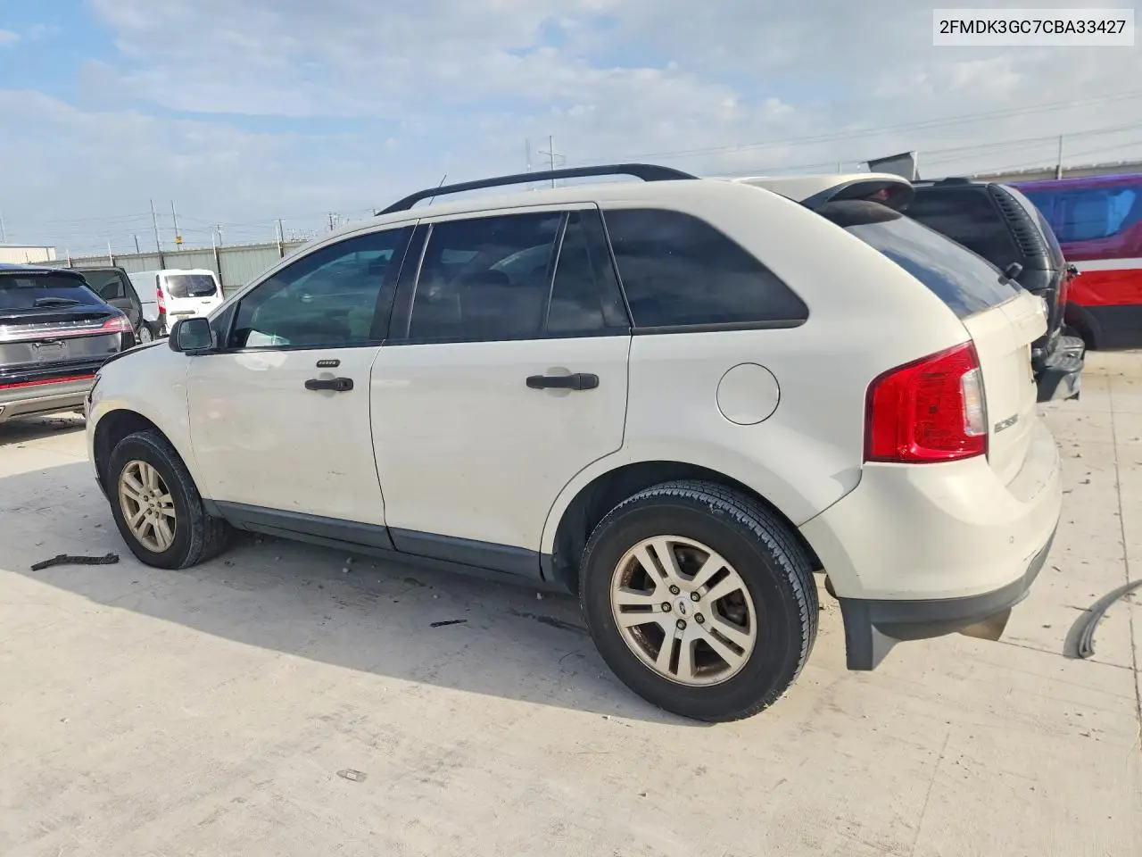 2012 Ford Edge Se VIN: 2FMDK3GC7CBA33427 Lot: 61575996