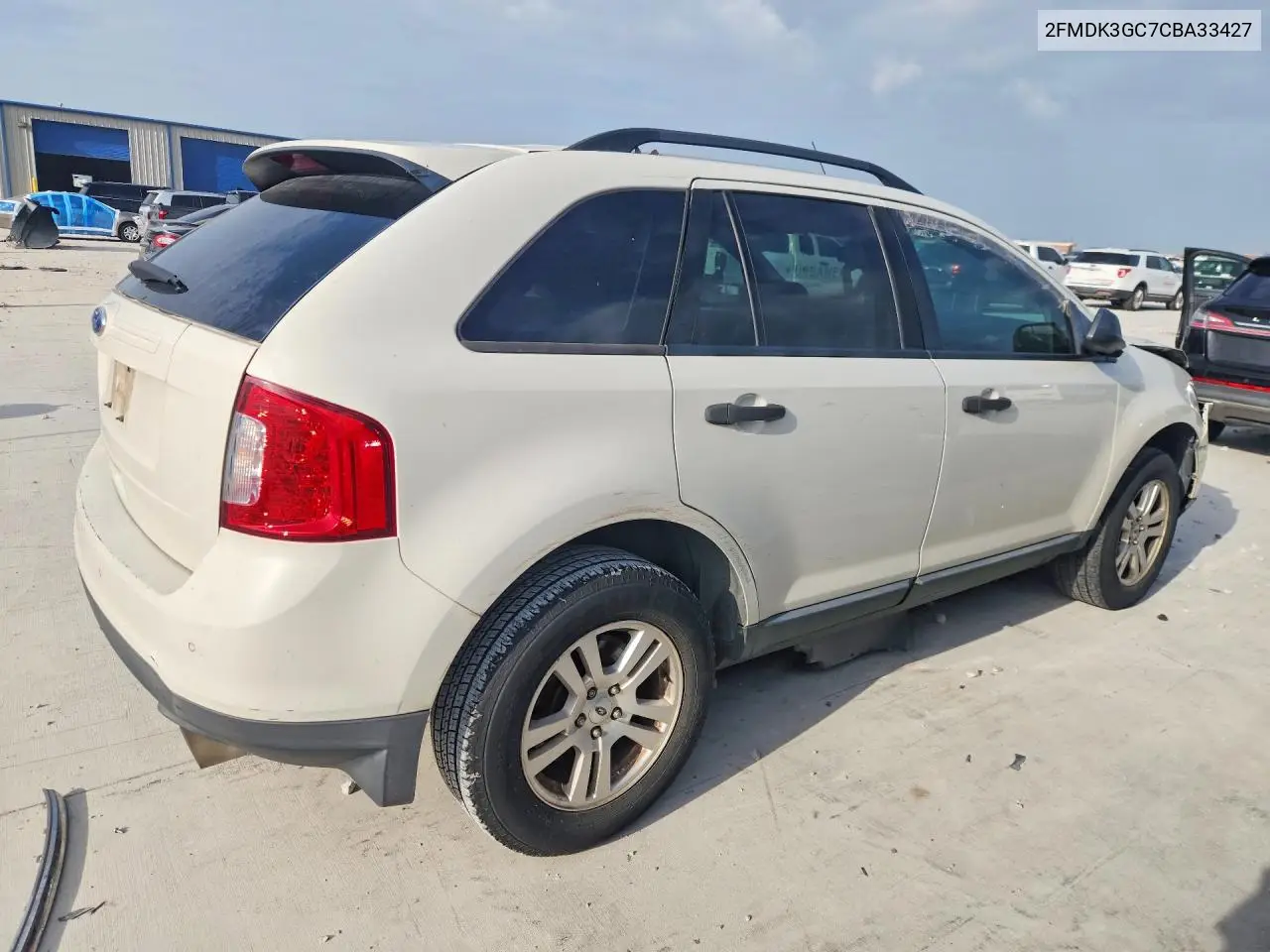 2012 Ford Edge Se VIN: 2FMDK3GC7CBA33427 Lot: 61575996