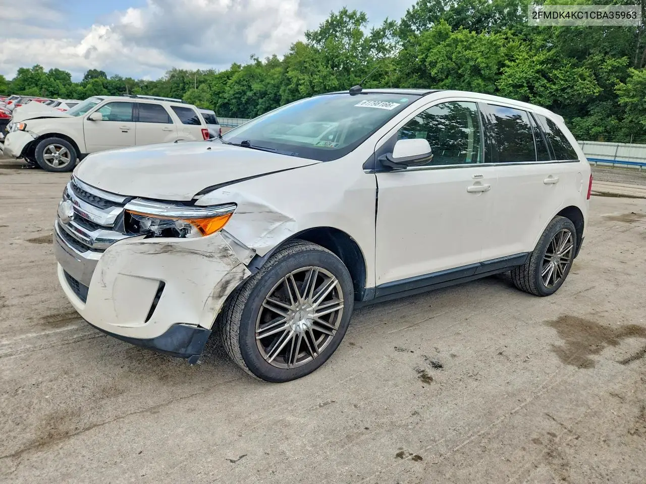 2012 Ford Edge Limited VIN: 2FMDK4KC1CBA35963 Lot: 61798166