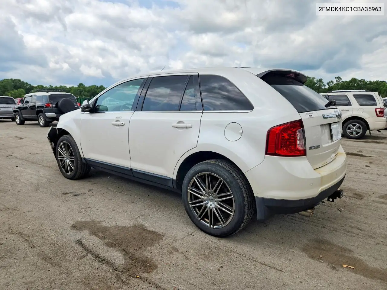 2012 Ford Edge Limited VIN: 2FMDK4KC1CBA35963 Lot: 61798166