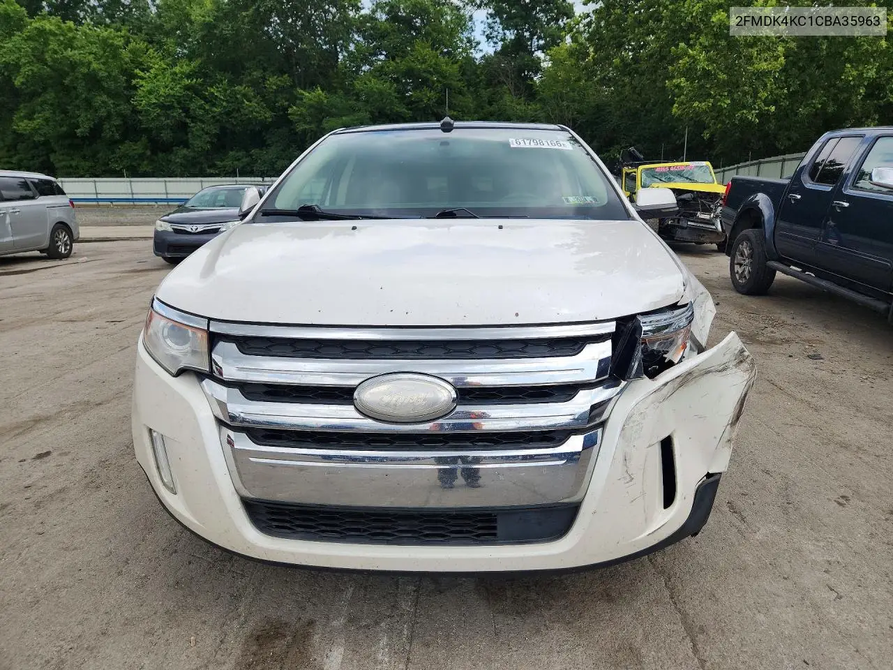 2012 Ford Edge Limited VIN: 2FMDK4KC1CBA35963 Lot: 61798166