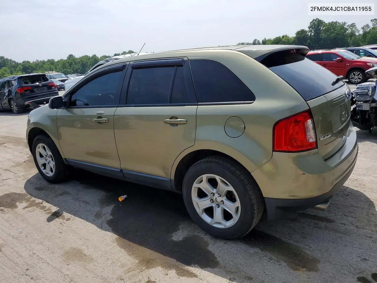 2012 Ford Edge Sel VIN: 2FMDK4JC1CBA11955 Lot: 61842166