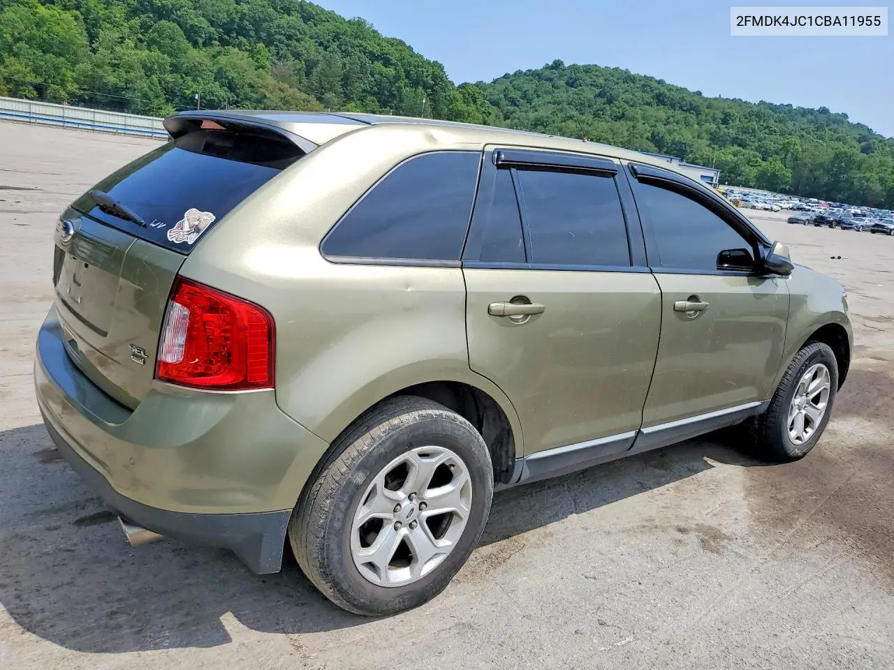 2012 Ford Edge Sel VIN: 2FMDK4JC1CBA11955 Lot: 61842166