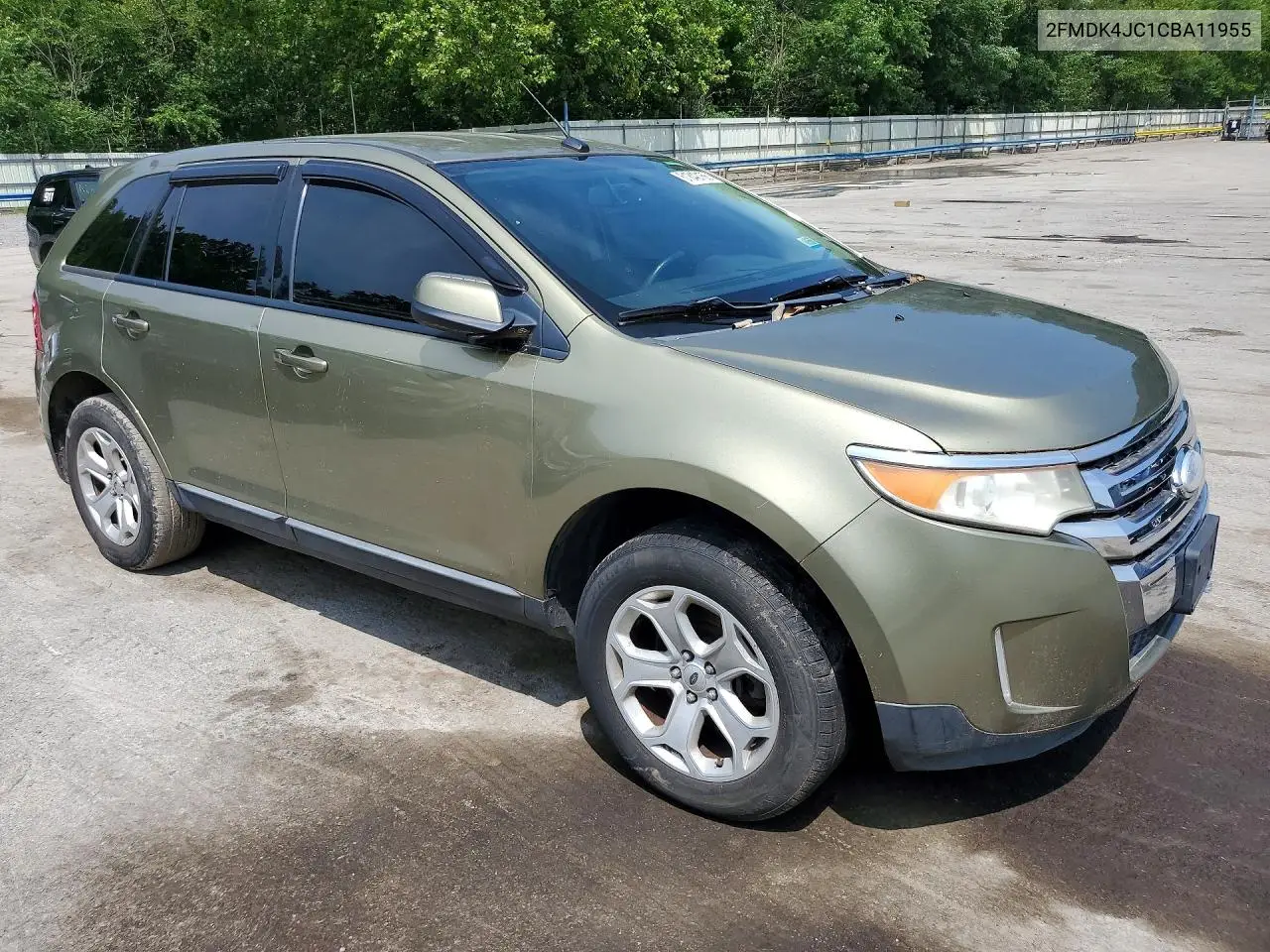 2012 Ford Edge Sel VIN: 2FMDK4JC1CBA11955 Lot: 61842166