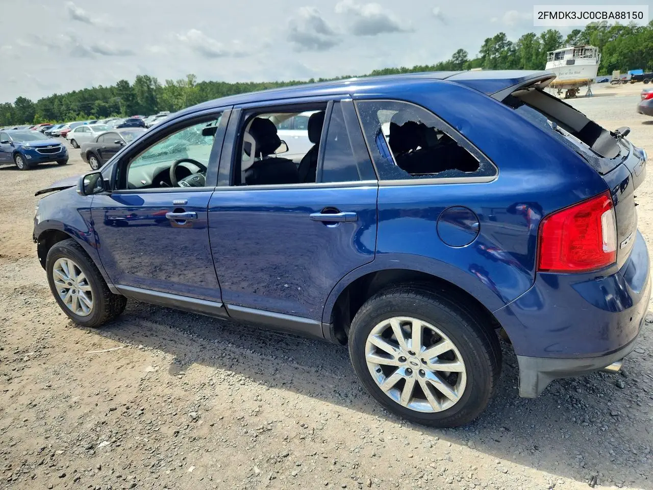 2012 Ford Edge Sel VIN: 2FMDK3JC0CBA88150 Lot: 61909476