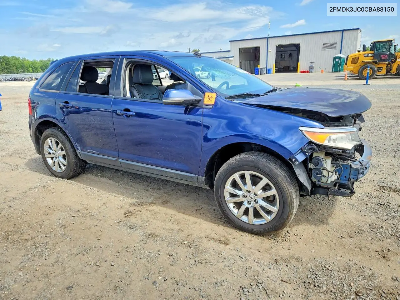 2012 Ford Edge Sel VIN: 2FMDK3JC0CBA88150 Lot: 61909476