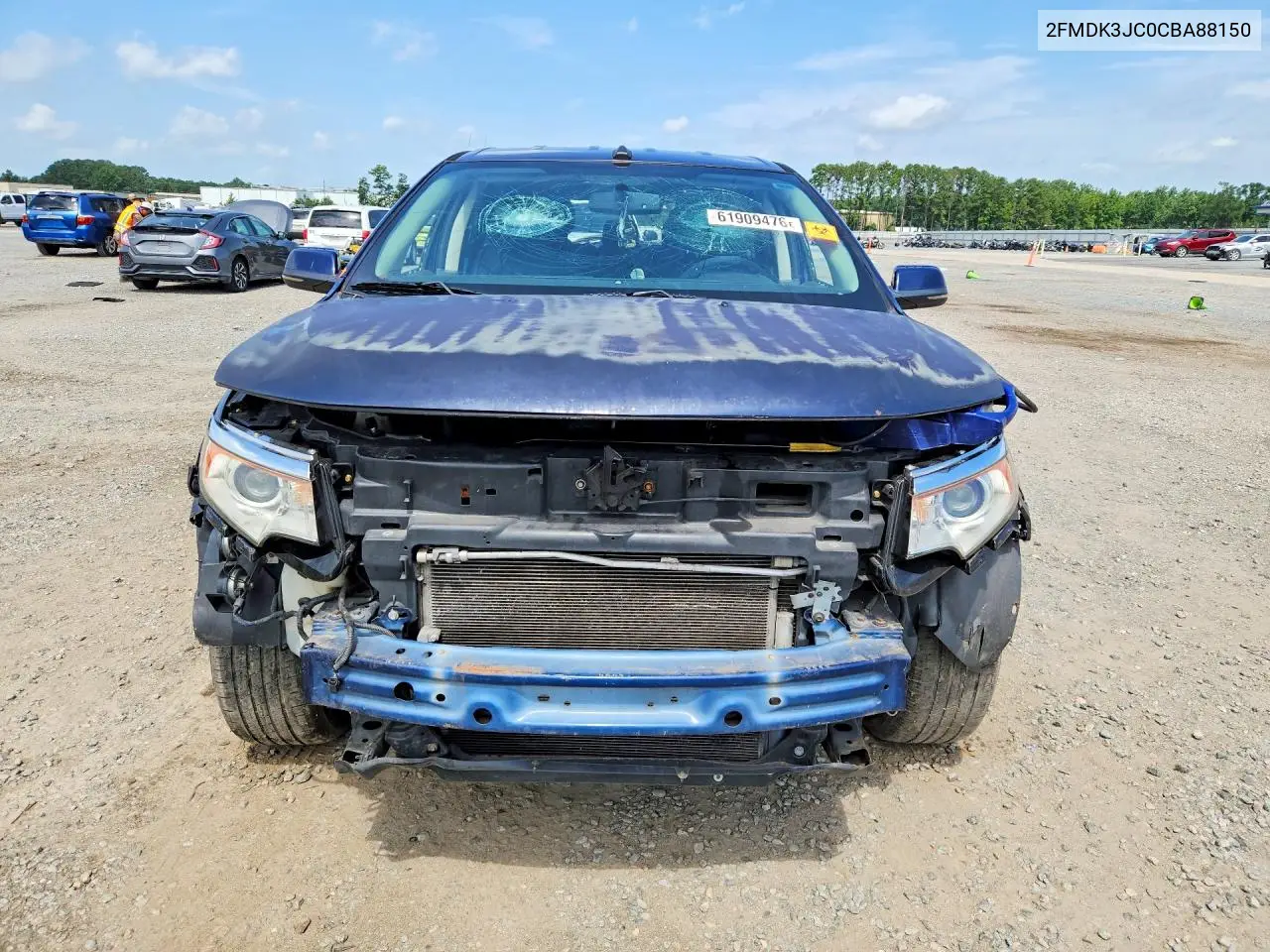 2012 Ford Edge Sel VIN: 2FMDK3JC0CBA88150 Lot: 61909476