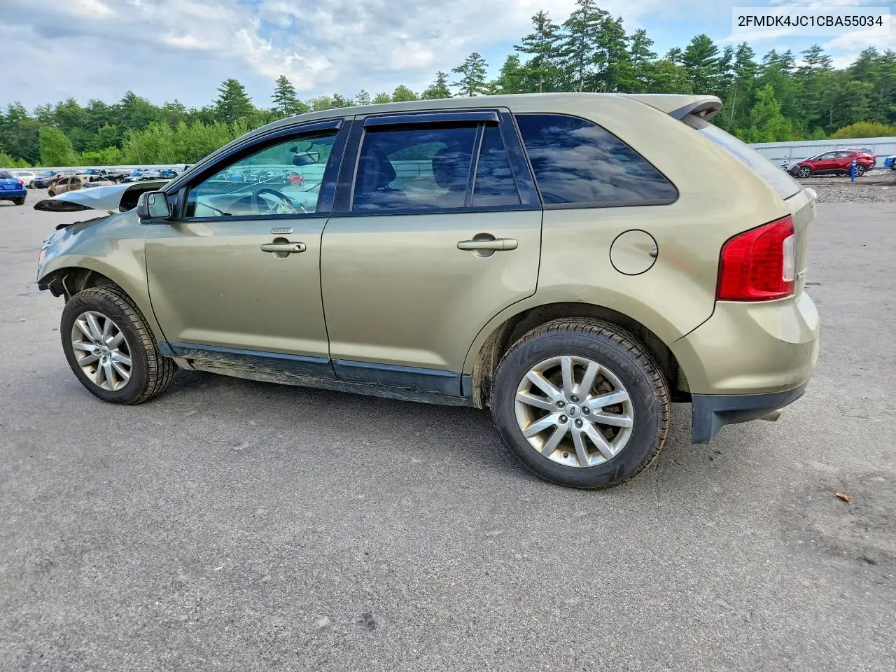 2012 Ford Edge Sel VIN: 2FMDK4JC1CBA55034 Lot: 61974446