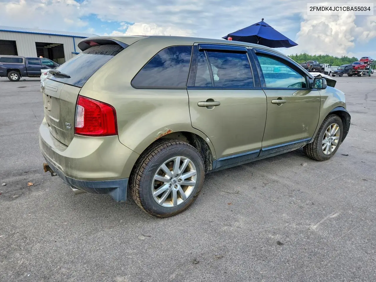 2012 Ford Edge Sel VIN: 2FMDK4JC1CBA55034 Lot: 61974446