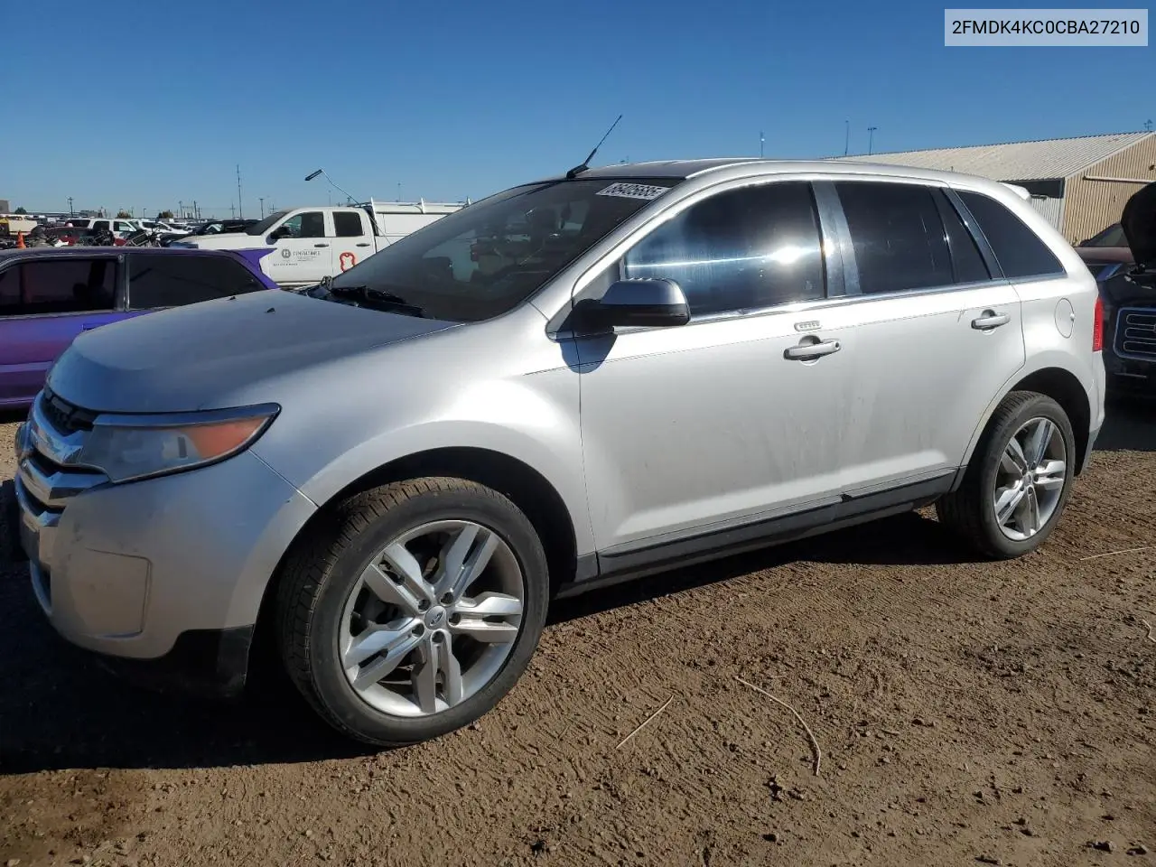 2FMDK4KC0CBA27210 2012 Ford Edge Limited
