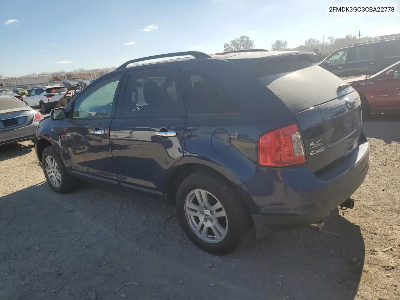 2FMDK3GC3CBA22778 2012 Ford Edge Se