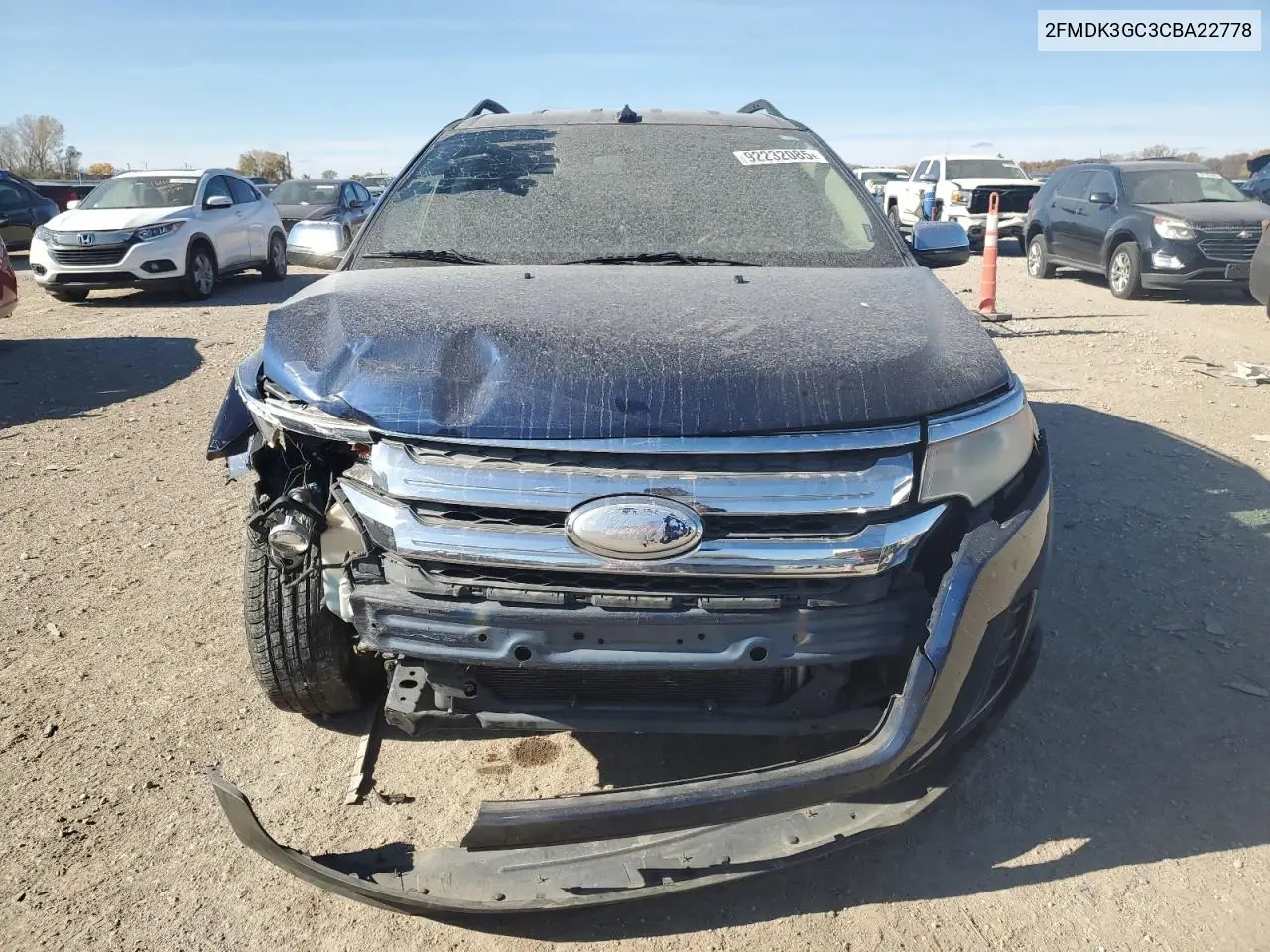 2FMDK3GC3CBA22778 2012 Ford Edge Se