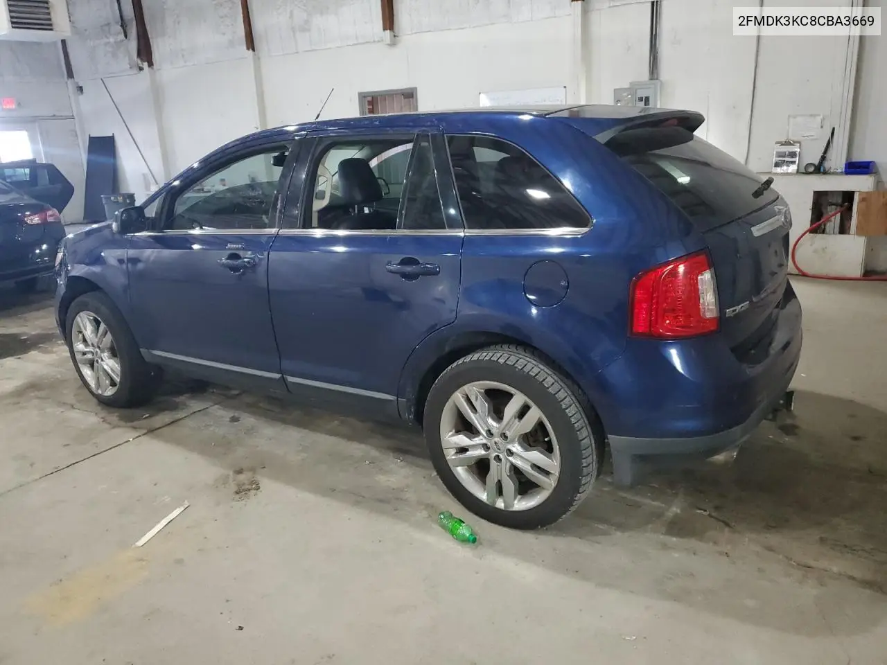 2FMDK3KC8CBA36697 2012 Ford Edge Limited