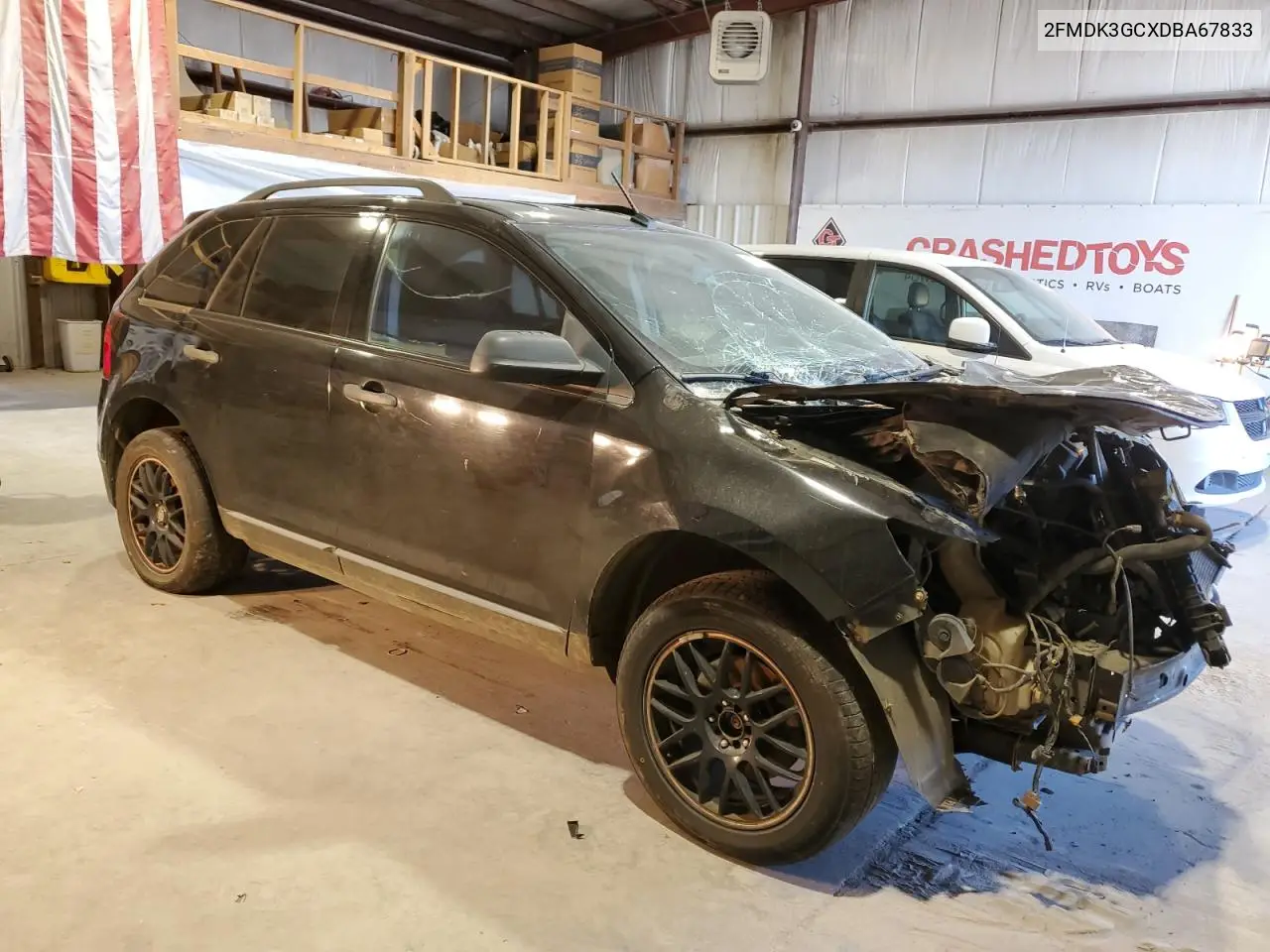 2FMDK3GCXDBA67833 2013 Ford Edge Se