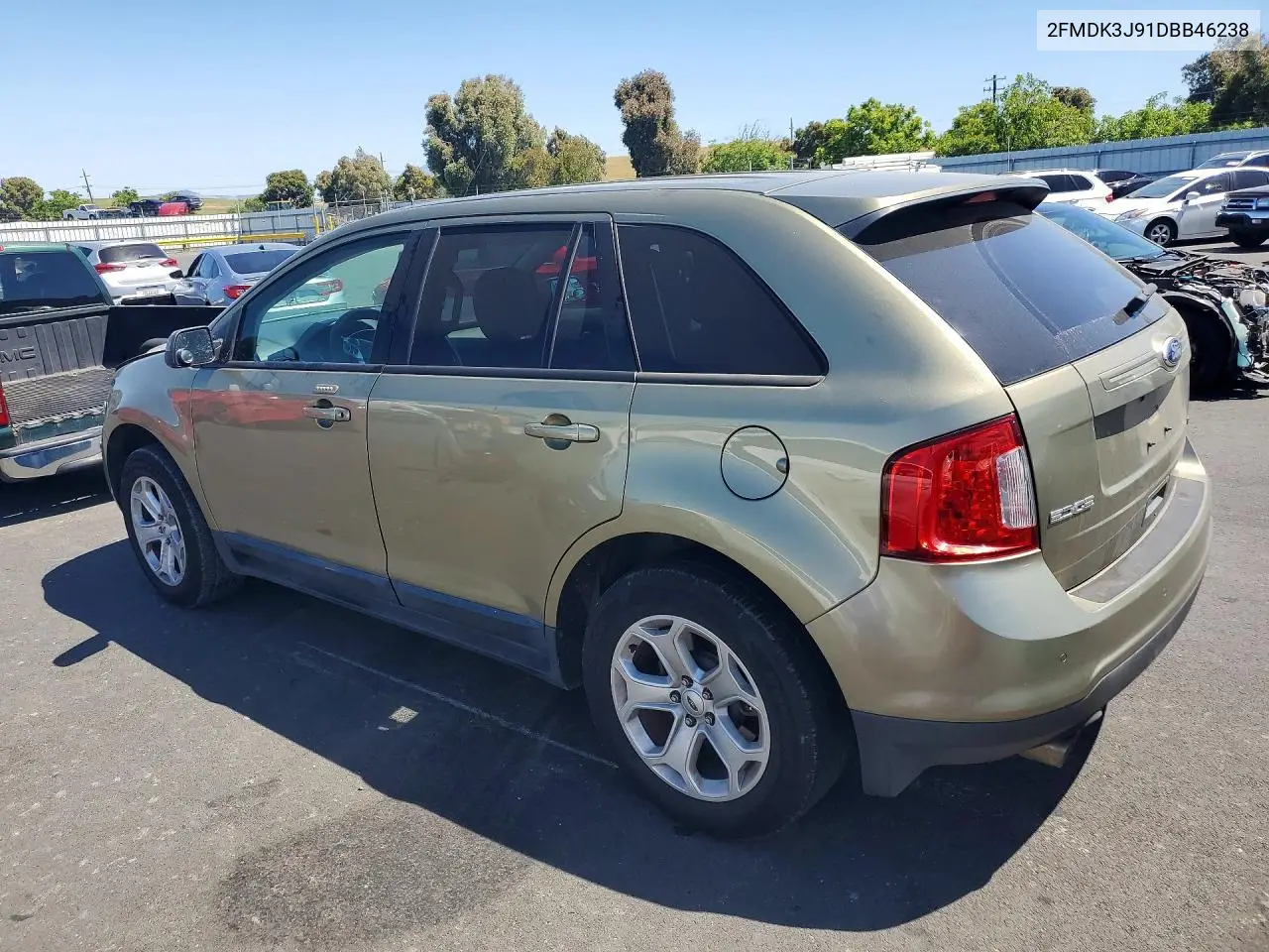 2013 Ford Edge Sel VIN: 2FMDK3J91DBB46238 Lot: 53432576