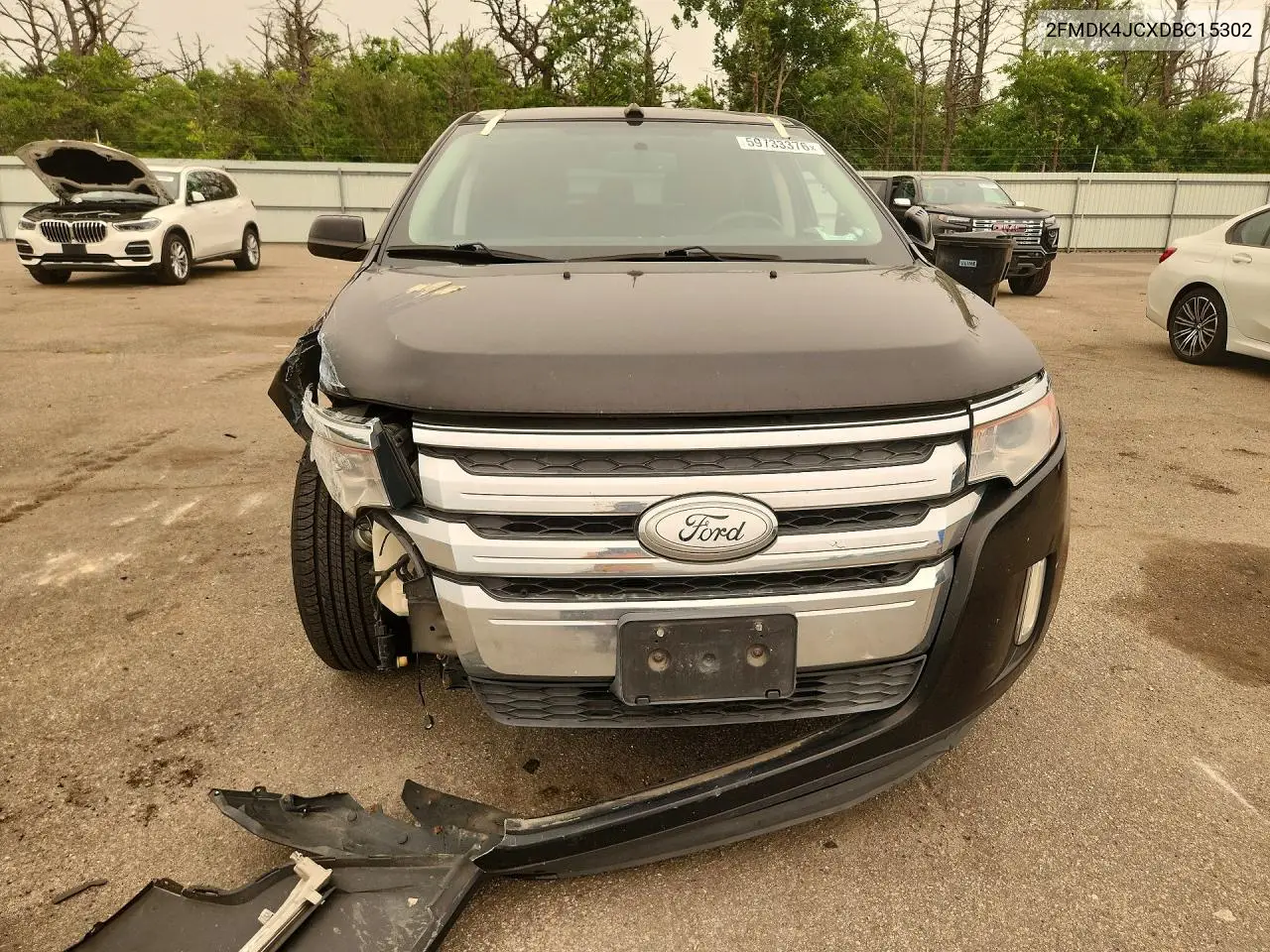 2013 Ford Edge Sel VIN: 2FMDK4JCXDBC15302 Lot: 59733376