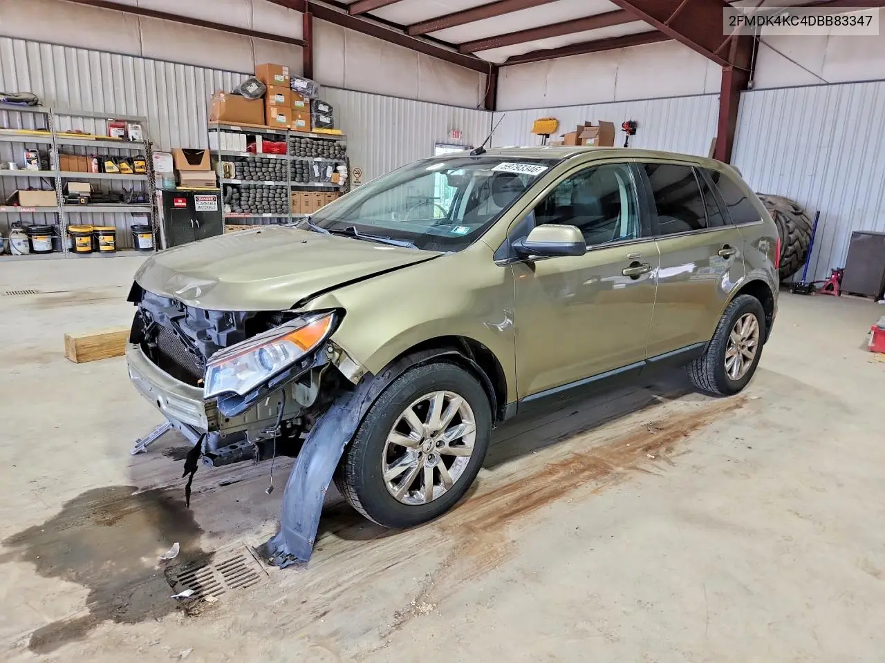 2013 Ford Edge Limited VIN: 2FMDK4KC4DBB83347 Lot: 59793346