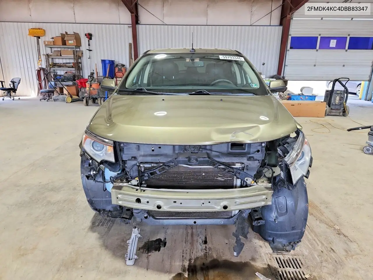 2013 Ford Edge Limited VIN: 2FMDK4KC4DBB83347 Lot: 59793346