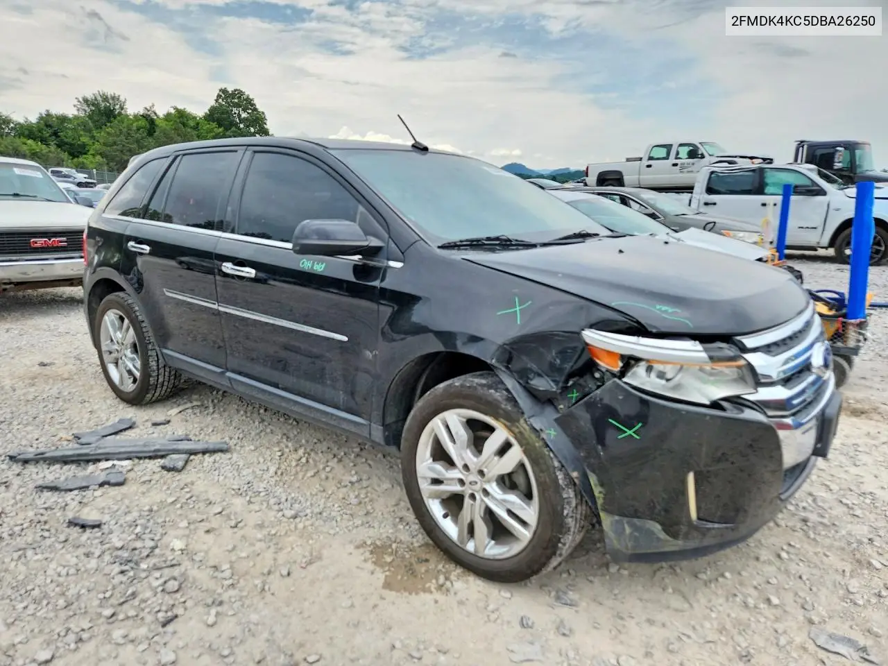 2013 Ford Edge Limited VIN: 2FMDK4KC5DBA26250 Lot: 60488196