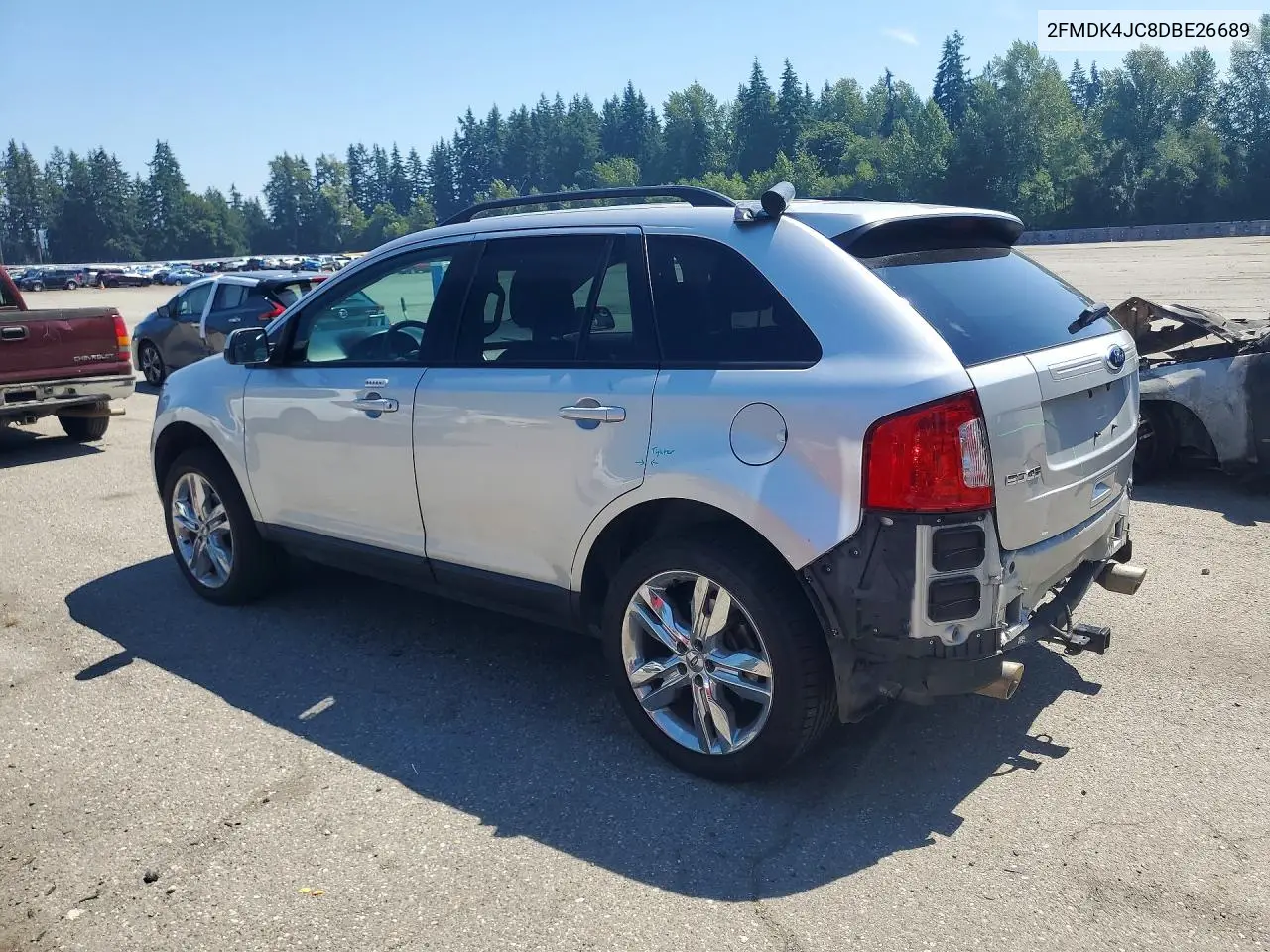 2013 Ford Edge Sel VIN: 2FMDK4JC8DBE26689 Lot: 60688146