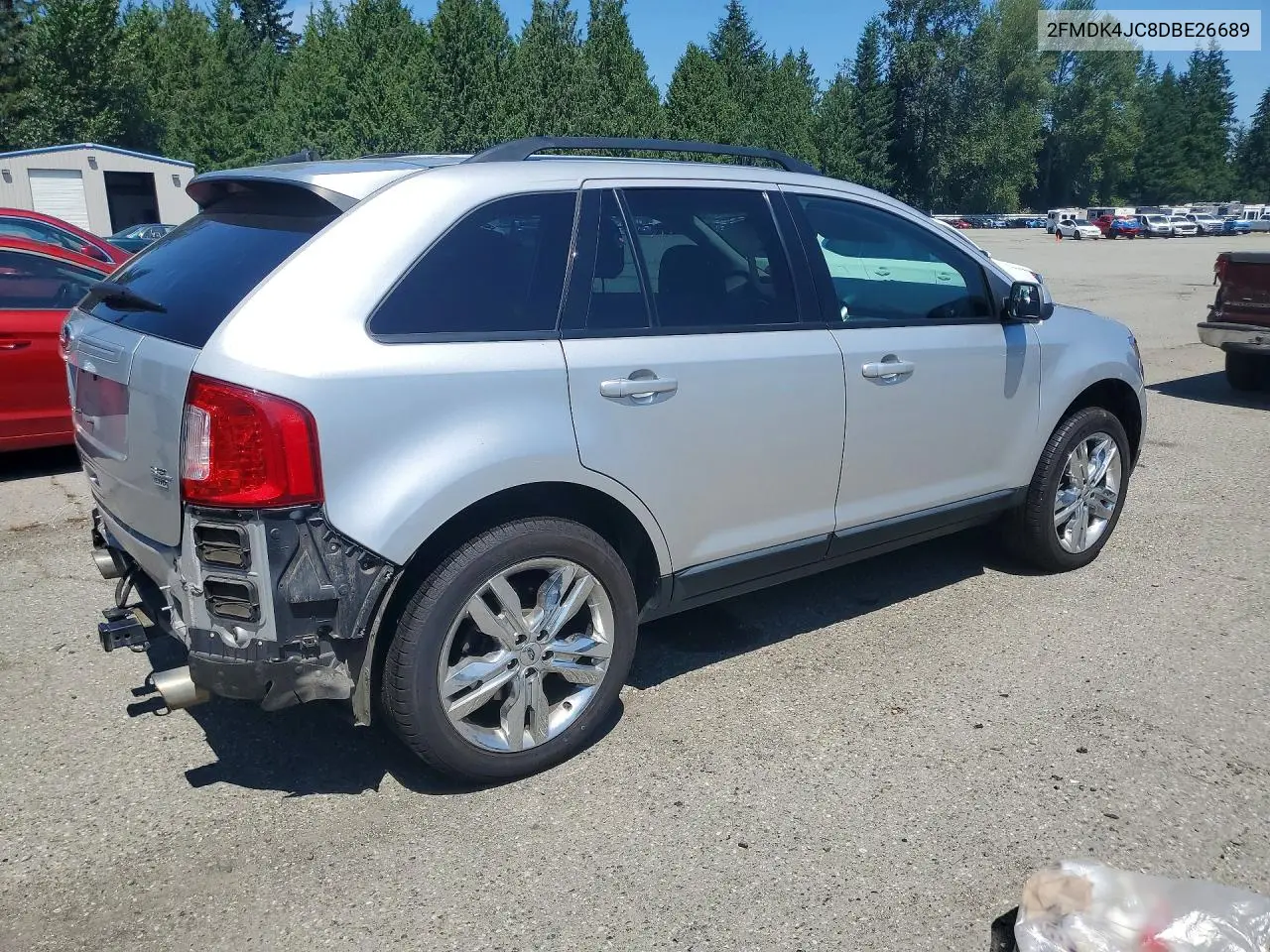 2013 Ford Edge Sel VIN: 2FMDK4JC8DBE26689 Lot: 60688146