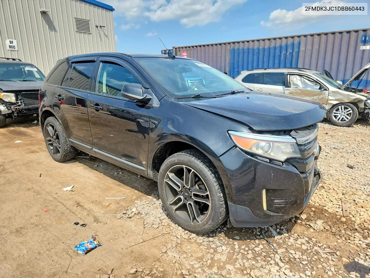 2013 Ford Edge Sel VIN: 2FMDK3JC1DBB60443 Lot: 60858356