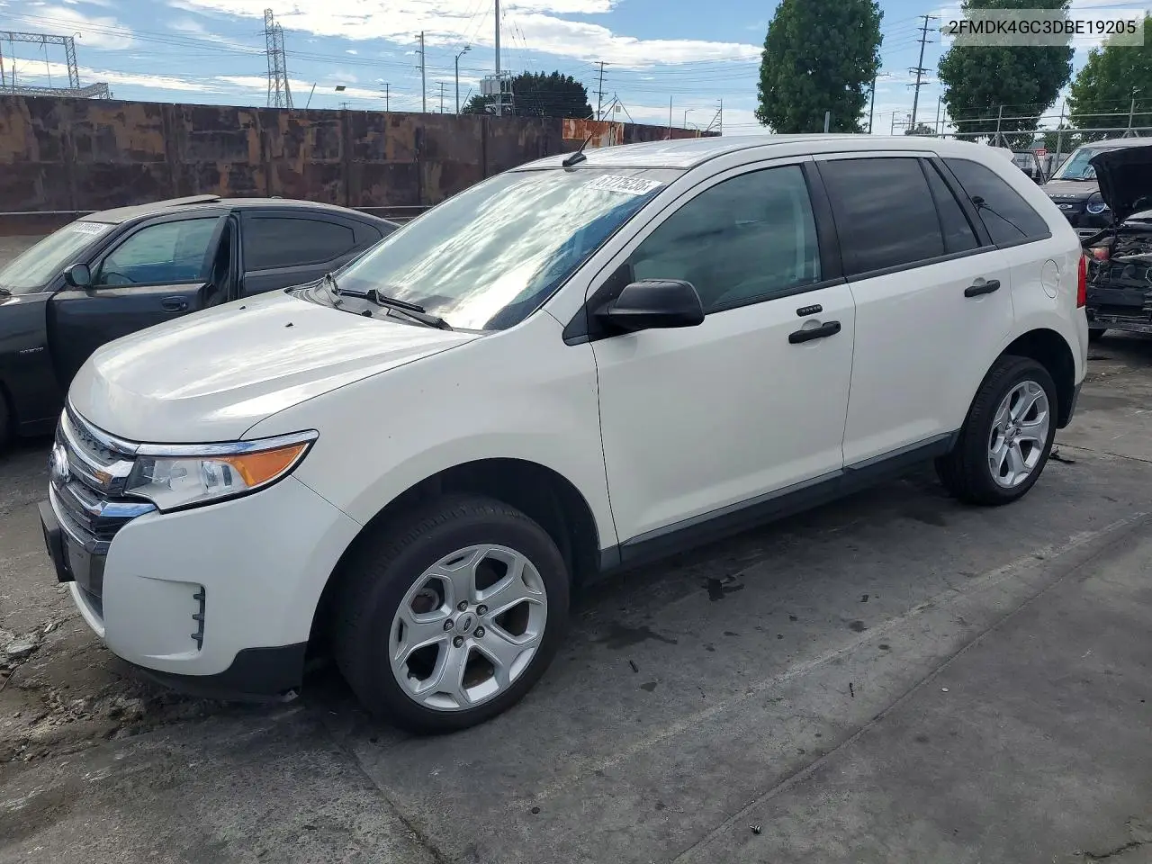 2013 Ford Edge Se VIN: 2FMDK4GC3DBE19205 Lot: 61275236