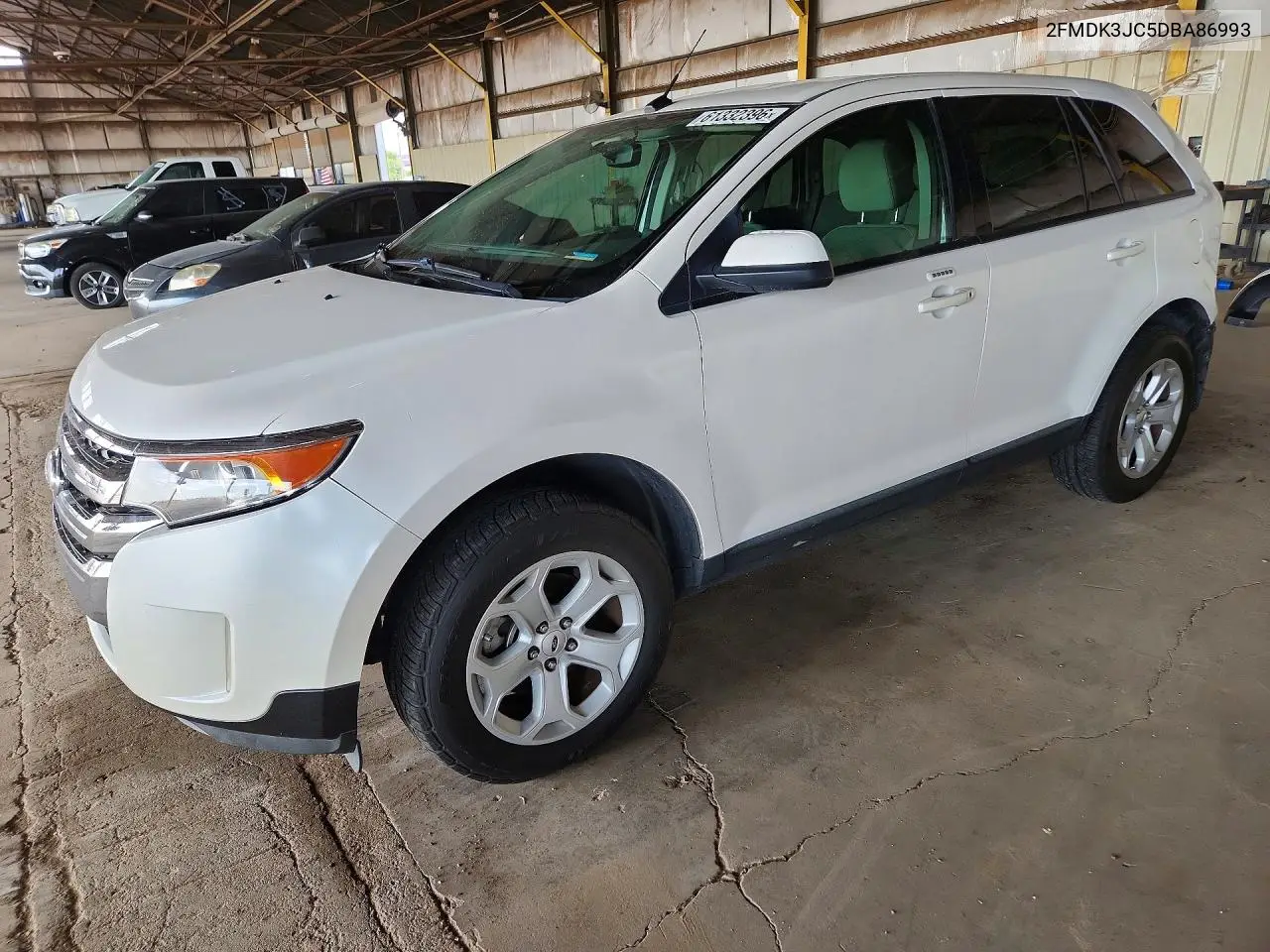 2013 Ford Edge Sel VIN: 2FMDK3JC5DBA86993 Lot: 61332396