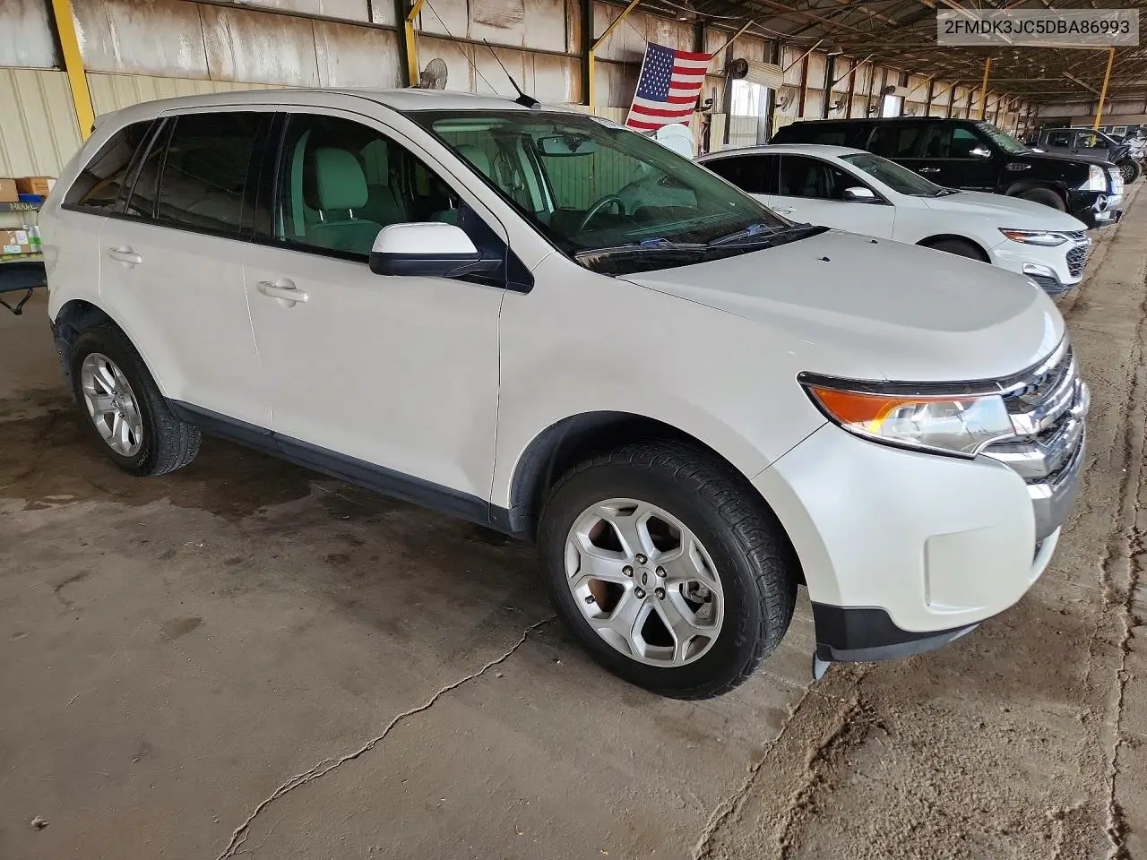 2013 Ford Edge Sel VIN: 2FMDK3JC5DBA86993 Lot: 61332396