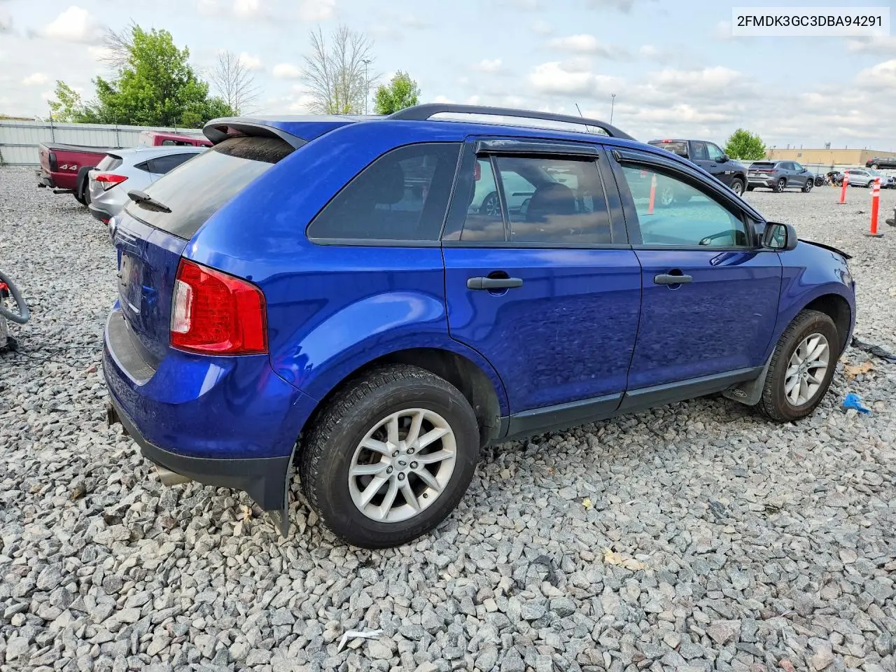 2013 Ford Edge Se VIN: 2FMDK3GC3DBA94291 Lot: 61597326
